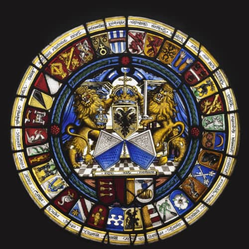 roundel stained glass 